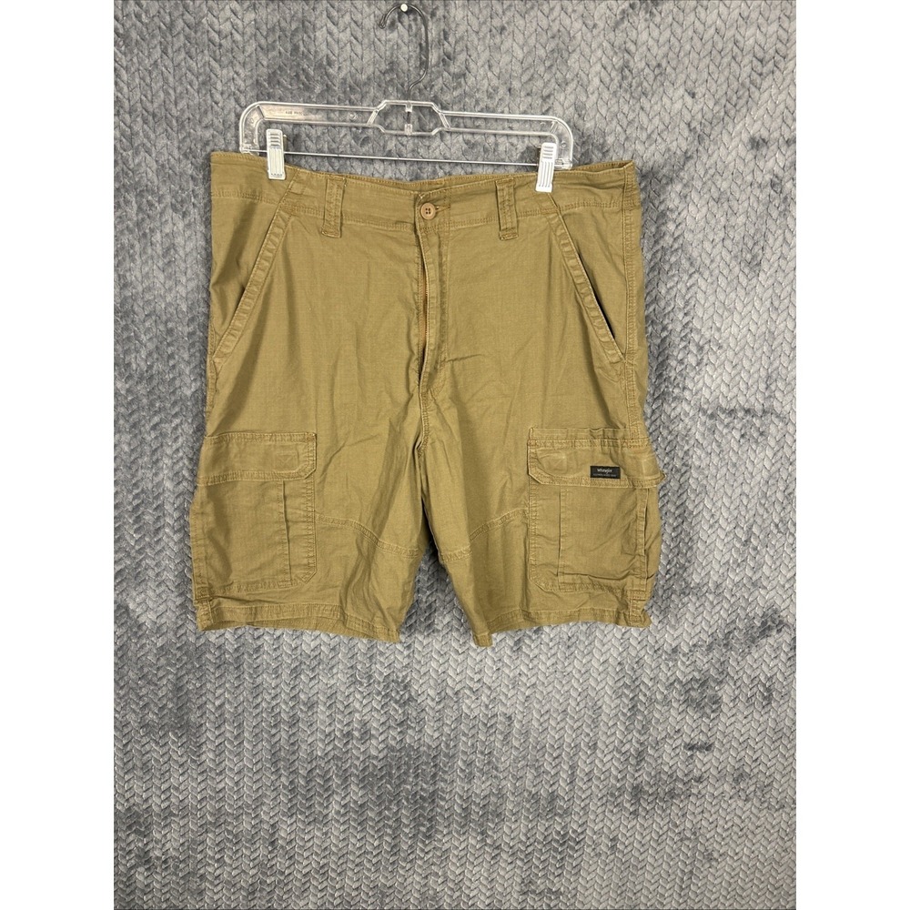 Wrangler Shorts Mens 36 Cargo High Rise Straight Leg Pockets Hiking Outdoors
